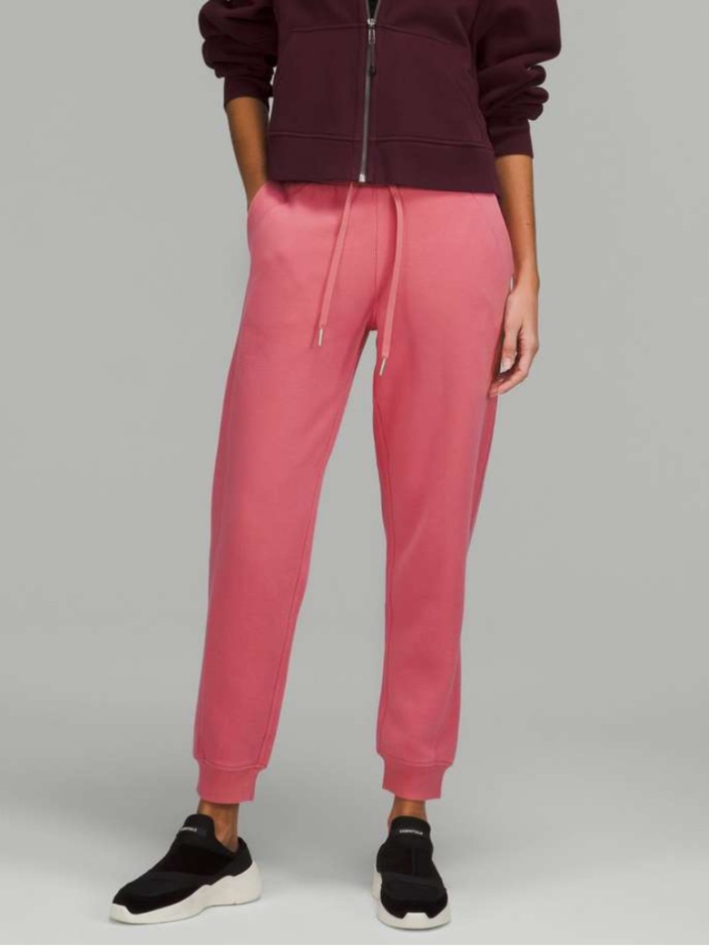 Lululemon Scuba High-Rise French Terry Jogger Pink Blossom